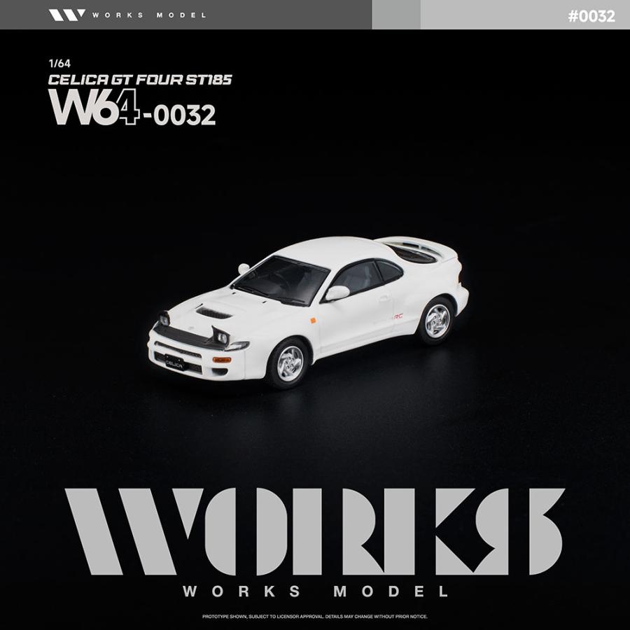 WORKS Model 1/64 トヨタ セリカ GT-FOUR ST185 ミニカー W640032