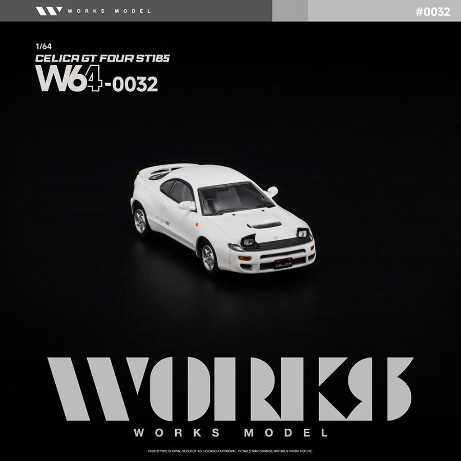 WORKS Model 1/64 トヨタ セリカ GT-FOUR ST185 ミニカー W640032
