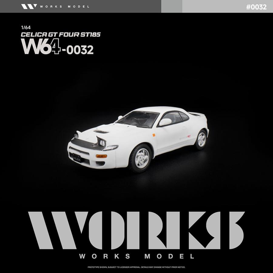 WORKS Model 1/64 トヨタ セリカ GT-FOUR ST185 ミニカー W640032