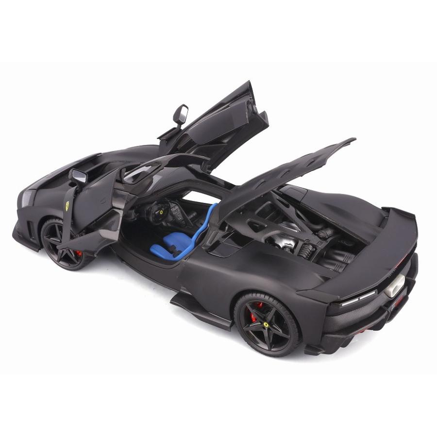 送料無料◇BURAGO 1/18 フェラーリ F80 マットブラック (限定