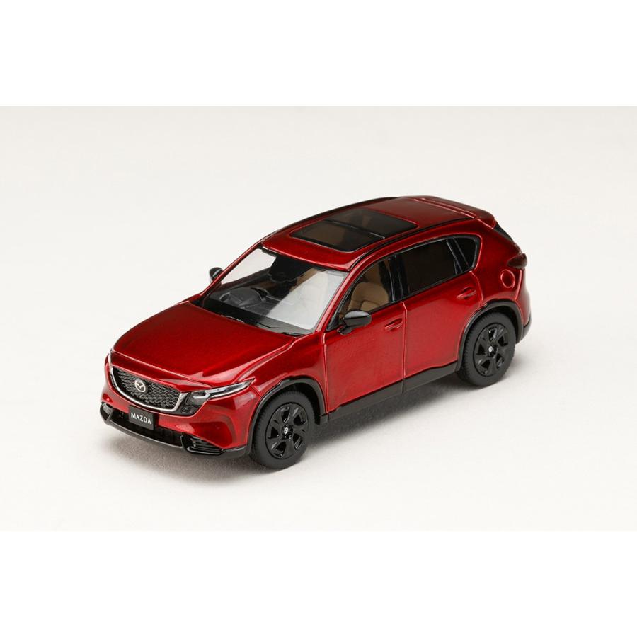 カビゴン　メタリックミニカー シルバー＆レッド ホビージャパン HJ641093R 1/64 MAZDA CX-5 ソウルレッドクリスタル
