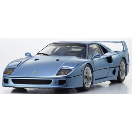 送料無料◇京商 1/18 フェラーリ F40 ライトブルーメタリック ダイ