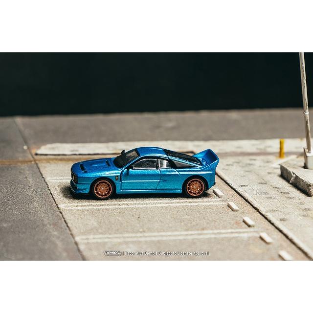 ターマックワークス 1/64 Kimera EVO37 Blue ミニカー T64G-TL089-BL
