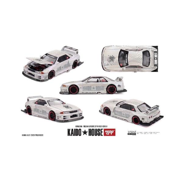 MINI GT 1/64 Nissan スカイライン GT-R R32 SERI V1(右ハンドル