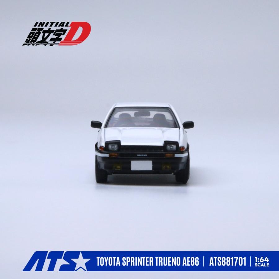 ATS MODEL 1/64 『頭文字D』 トヨタ スプリンタートレノ AE86 ホワイト