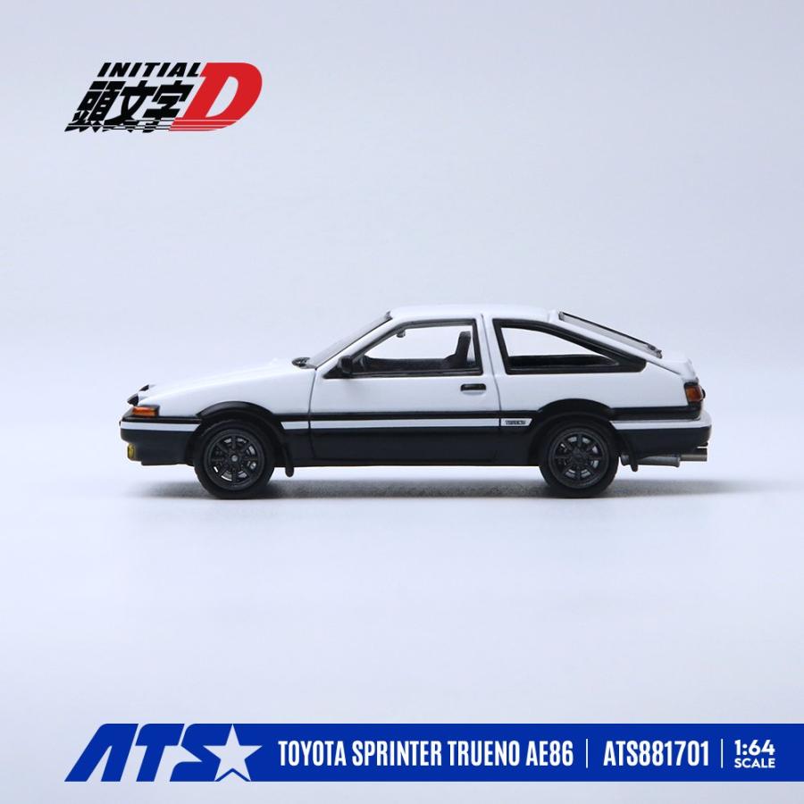 ATS MODEL 1/64 『頭文字D』 トヨタ スプリンタートレノ AE86 ホワイト