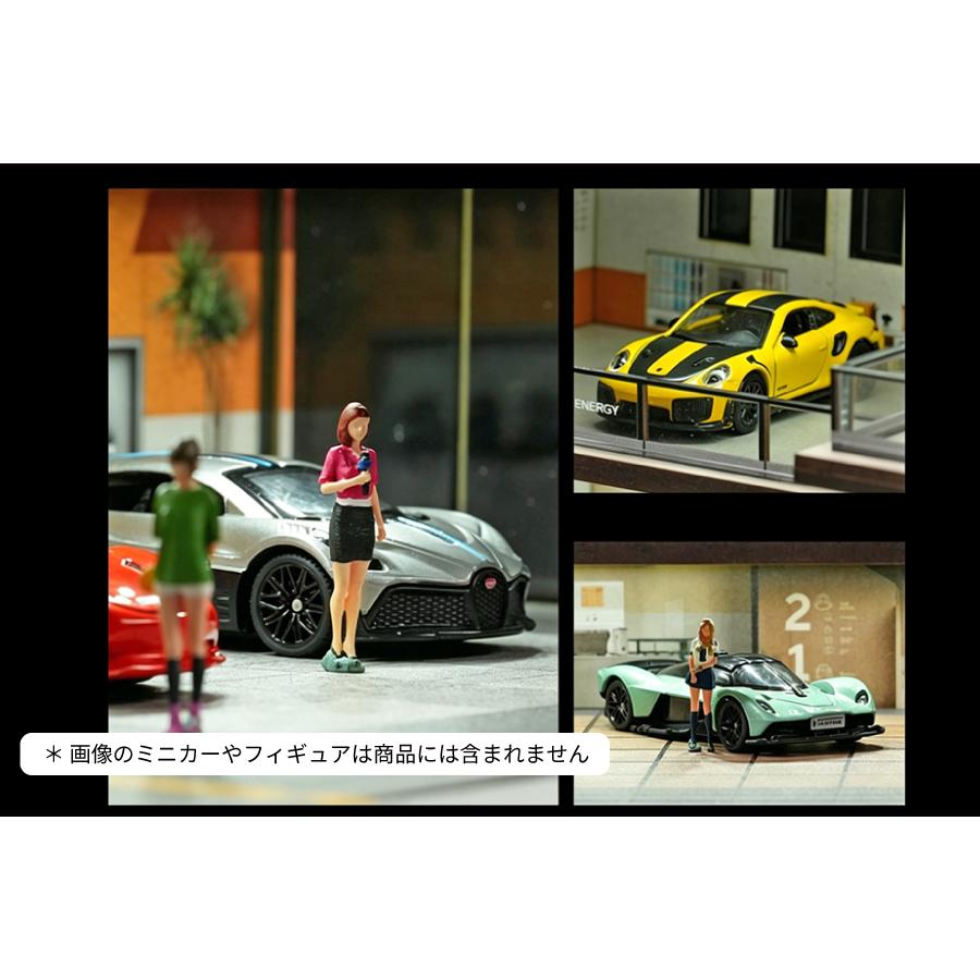 送料無料◇収蔵家 SCJ82075 1/64 カーディーラーショールーム (Beige