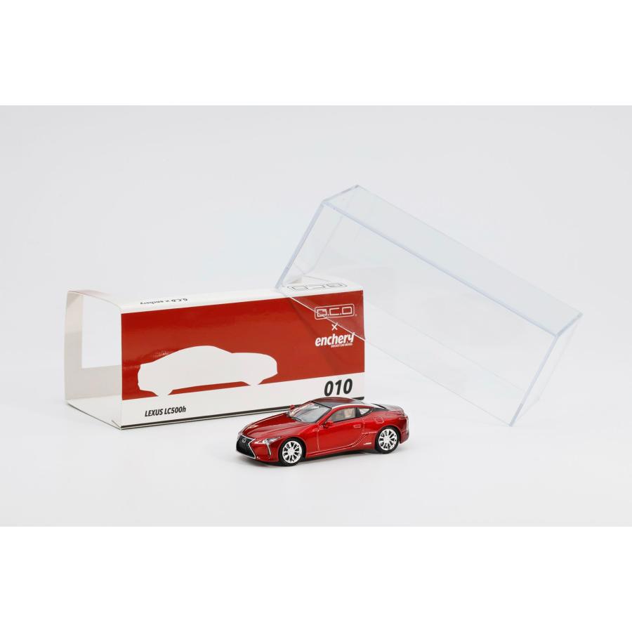 GCD×enchery 1/64 Lexus LC500h レッド ミニカー GE-003-10 【未定予約
