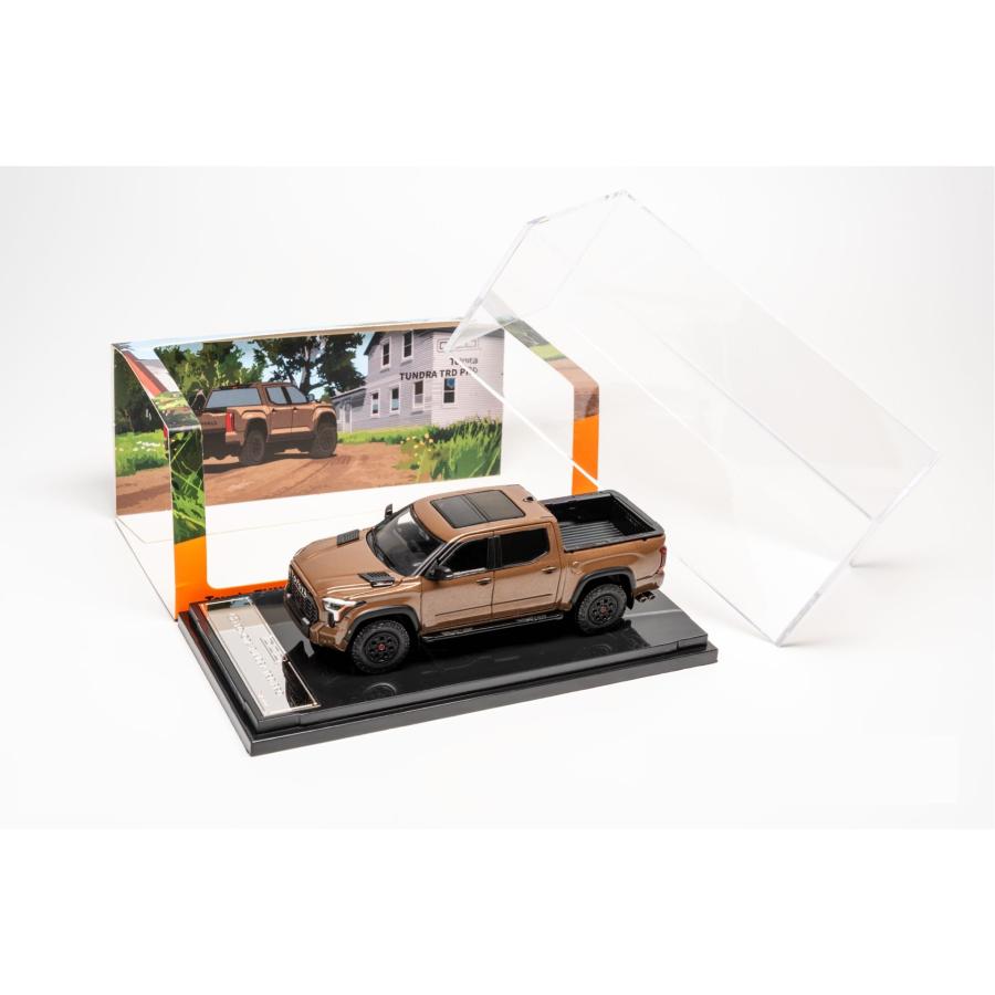 GCD 1/64 Toyota Tundra TRD PRO (左ハンドル) ブラウン ミニカー KS