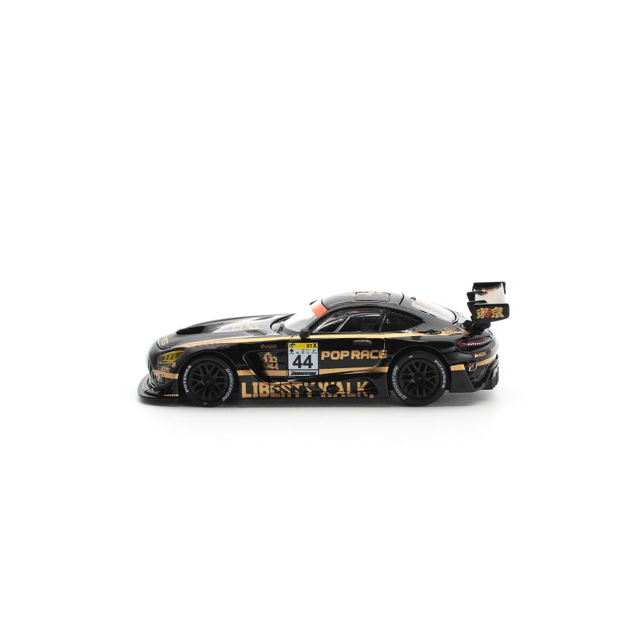 POP RACE 1/64 LBWK AMG GT3 EVO ブラック ミニカー PR640502 【未定
