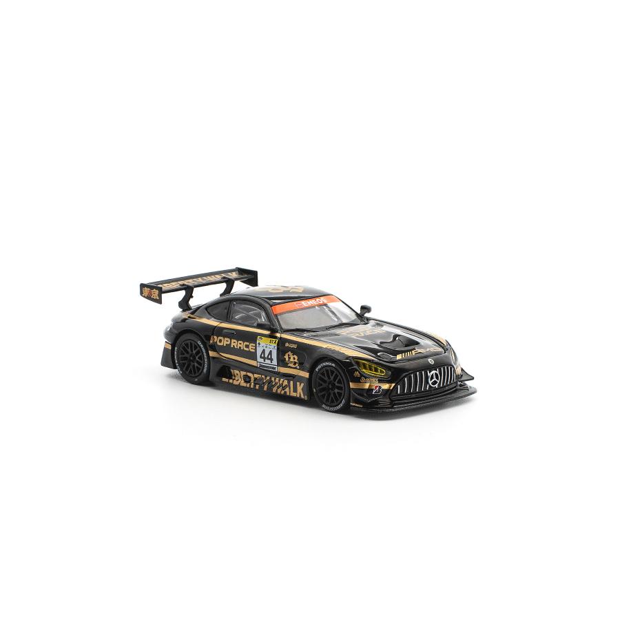 POP RACE 1/64 LBWK AMG GT3 EVO ブラック ミニカー PR640502 【未定