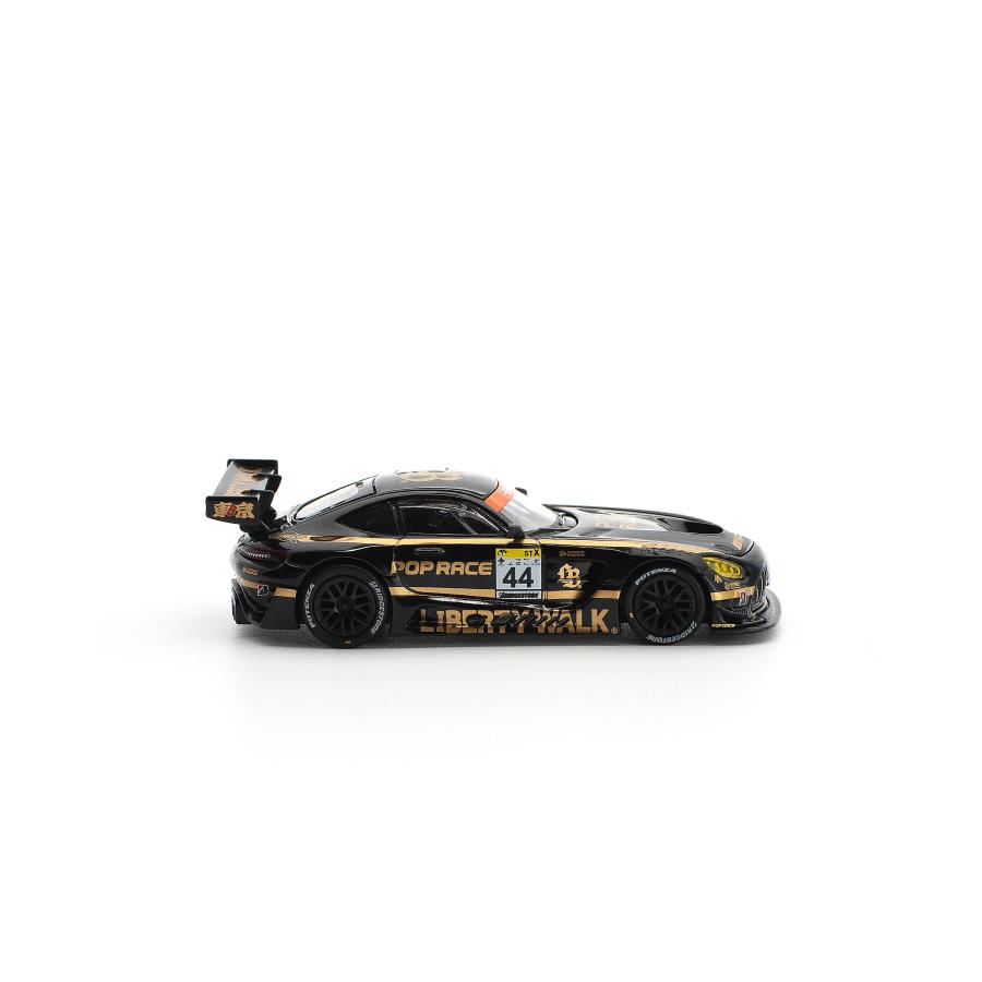 POP RACE 1/64 LBWK AMG GT3 EVO ブラック ミニカー PR640502 【未定