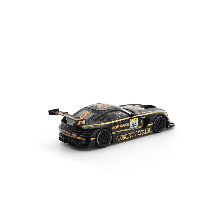 POP RACE 1/64 LBWK AMG GT3 EVO ブラック ミニカー PR640502 【未定