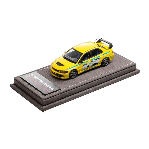 送料無料◇iHCM 1/64 三菱 Lancer Evolution IX GSR イエロー ミニカー
