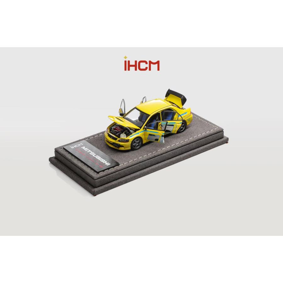 送料無料◇iHCM 1/64 三菱 Lancer Evolution IX GSR イエロー ミニカー