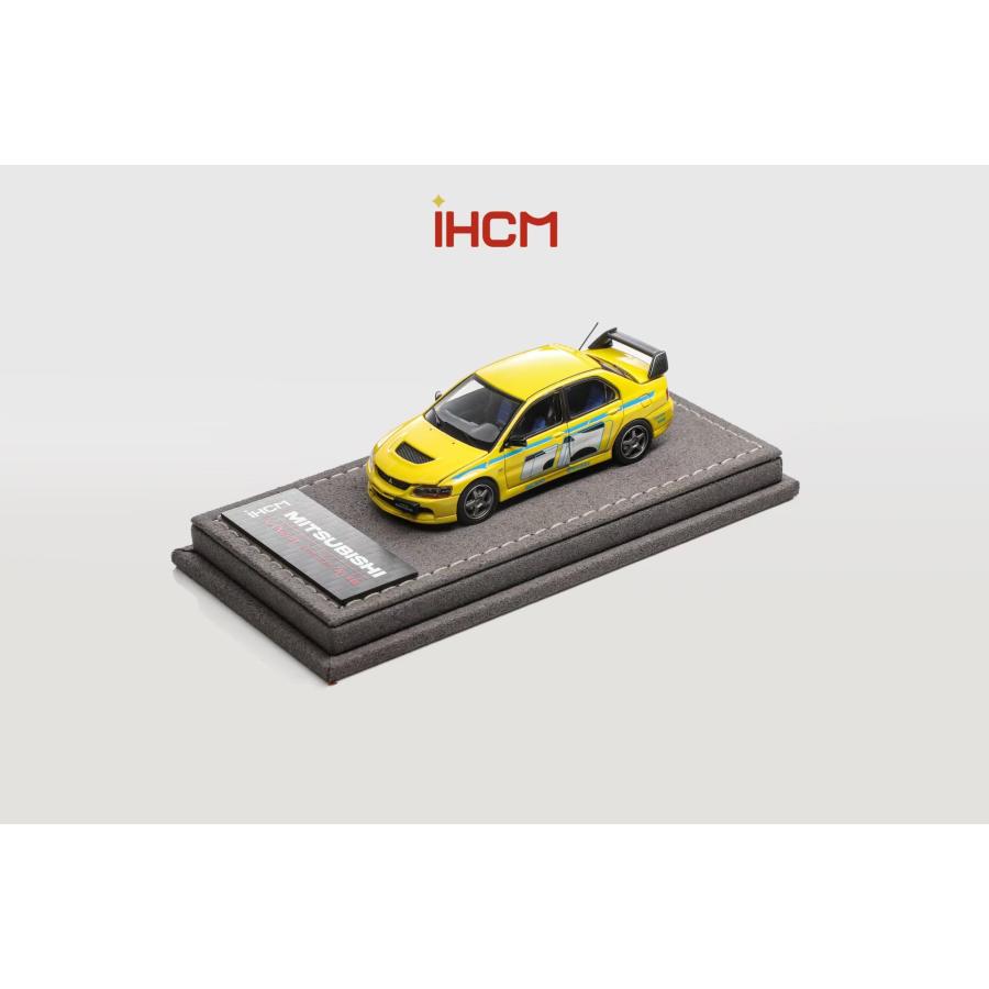 送料無料◇iHCM 1/64 三菱 Lancer Evolution IX GSR イエロー ミニカー