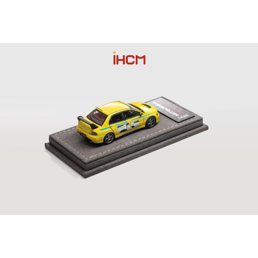 送料無料◇iHCM 1/64 三菱 Lancer Evolution IX GSR イエロー ミニカー