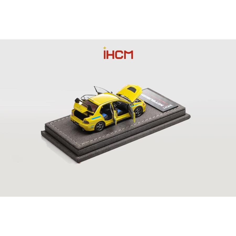 送料無料◇iHCM 1/64 三菱 Lancer Evolution IX GSR イエロー ミニカー