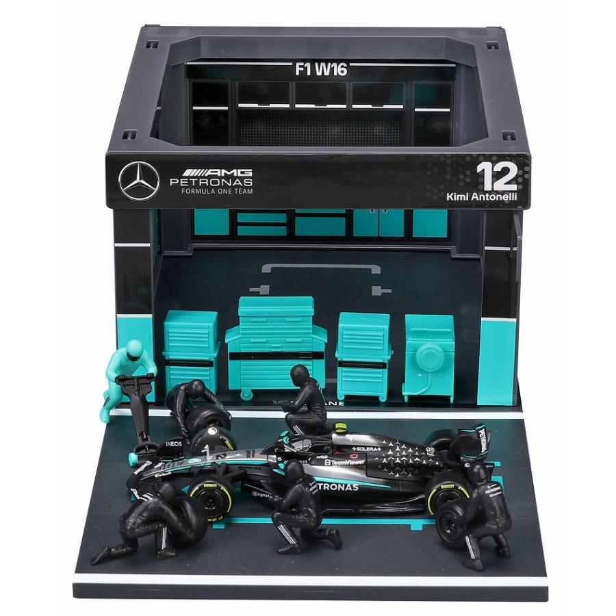 送料無料◇burago 1/43 メルセデス-AMG ペトロナス F1チーム PIT PASS