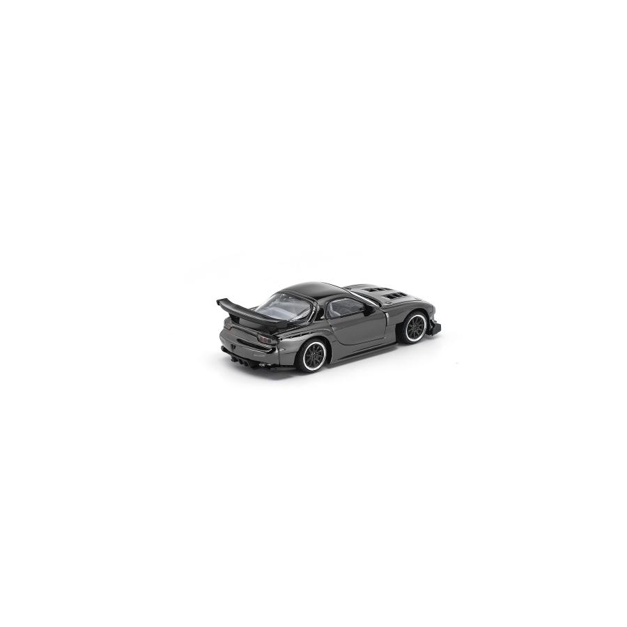 POP RACE 1/64 マツダ RX-7 RE雨宮 ダーククローム ミニカー PRDC016
