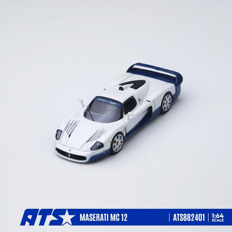 ATS-MODEL 1/64 MASERATI MC 12 ホワイト ミニカー ATS882401 【未定