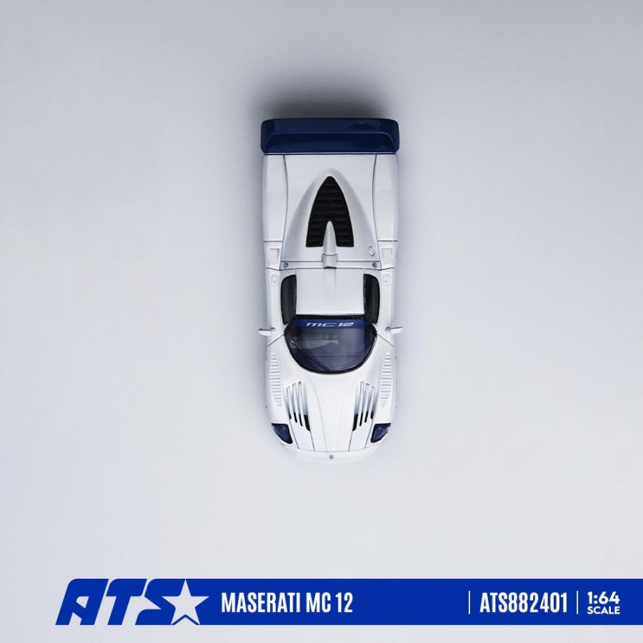 ATS-MODEL 1/64 MASERATI MC 12 ホワイト ミニカー ATS882401 【未定
