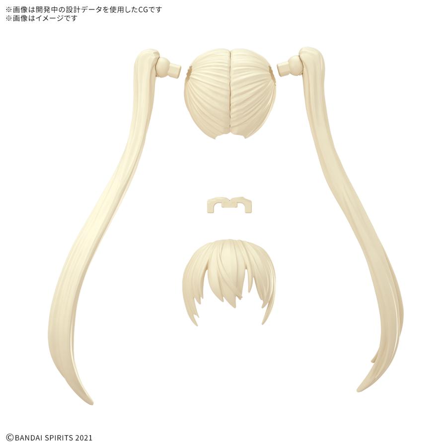 BANDAI（バンダイ） 30MS オプションヘアスタイルパーツVol.13 全4種