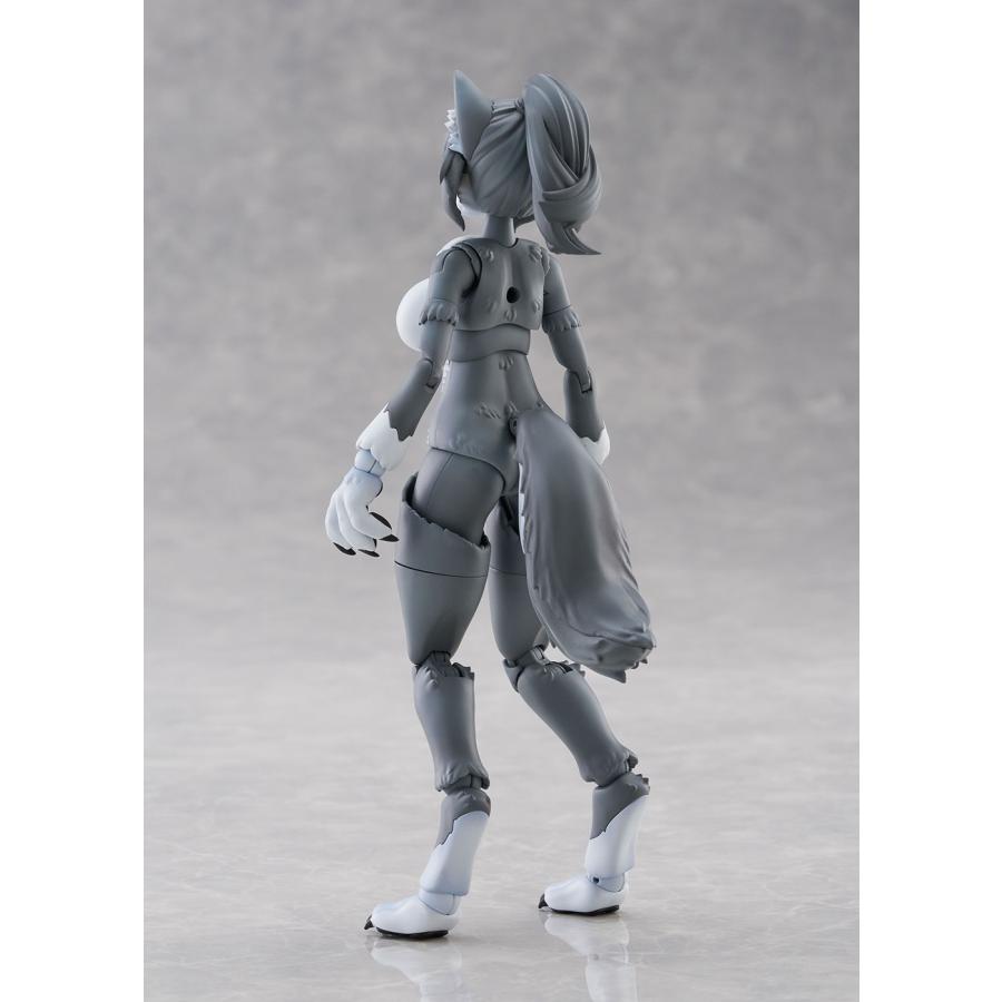 青島文化教材社 送料無料◇アオシマ けもプラ 3種セット ハイイロ