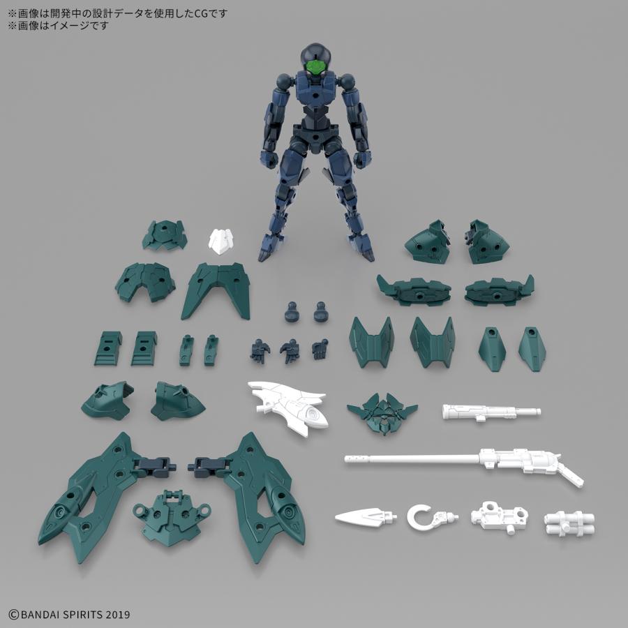 30MM 1/144 EXM-A9p スピナティオ (海賊仕様) プラモデル バンダイ