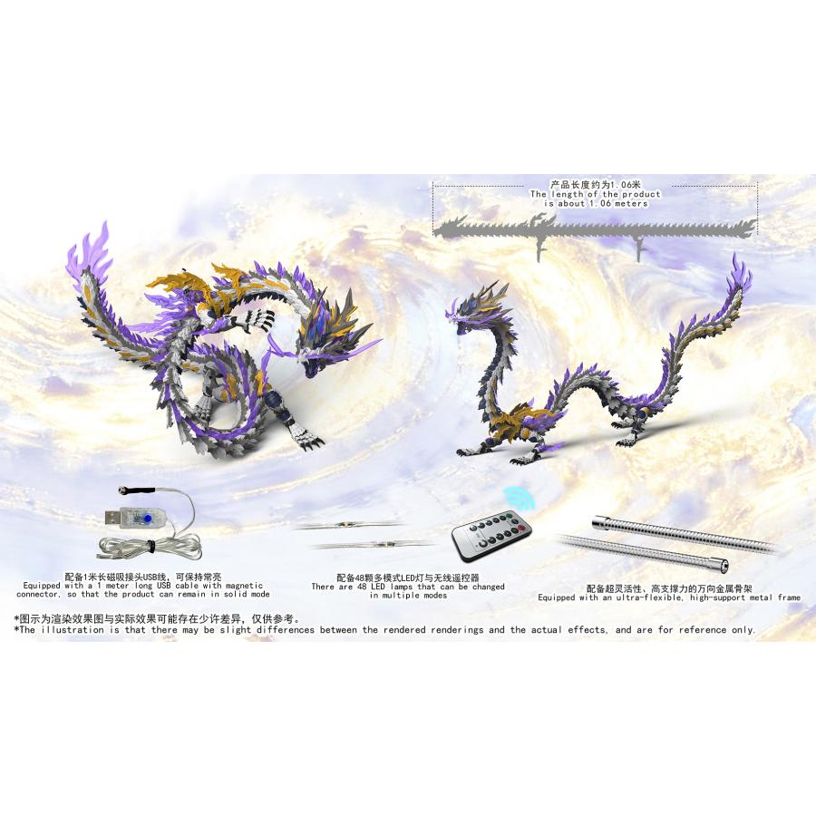 神型科技 (SHENXING TECHNOLOGY) 真龍シリーズ プラスチックモデルキット ZL-0004 白龍王 【6月予約】の画像