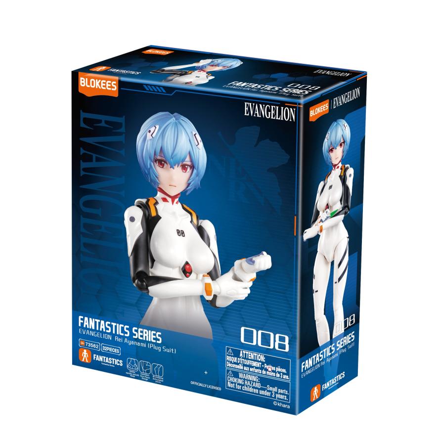 送料無料◇Blokees EVANGELION 綾波レイ (プラグスーツ