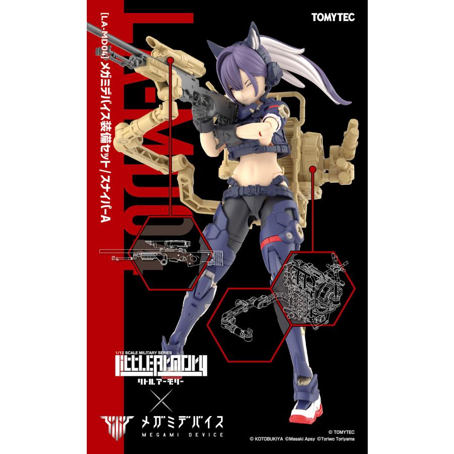 リトルアーモリー (LA-MD04) メガミデバイス装備セット スナイパーA