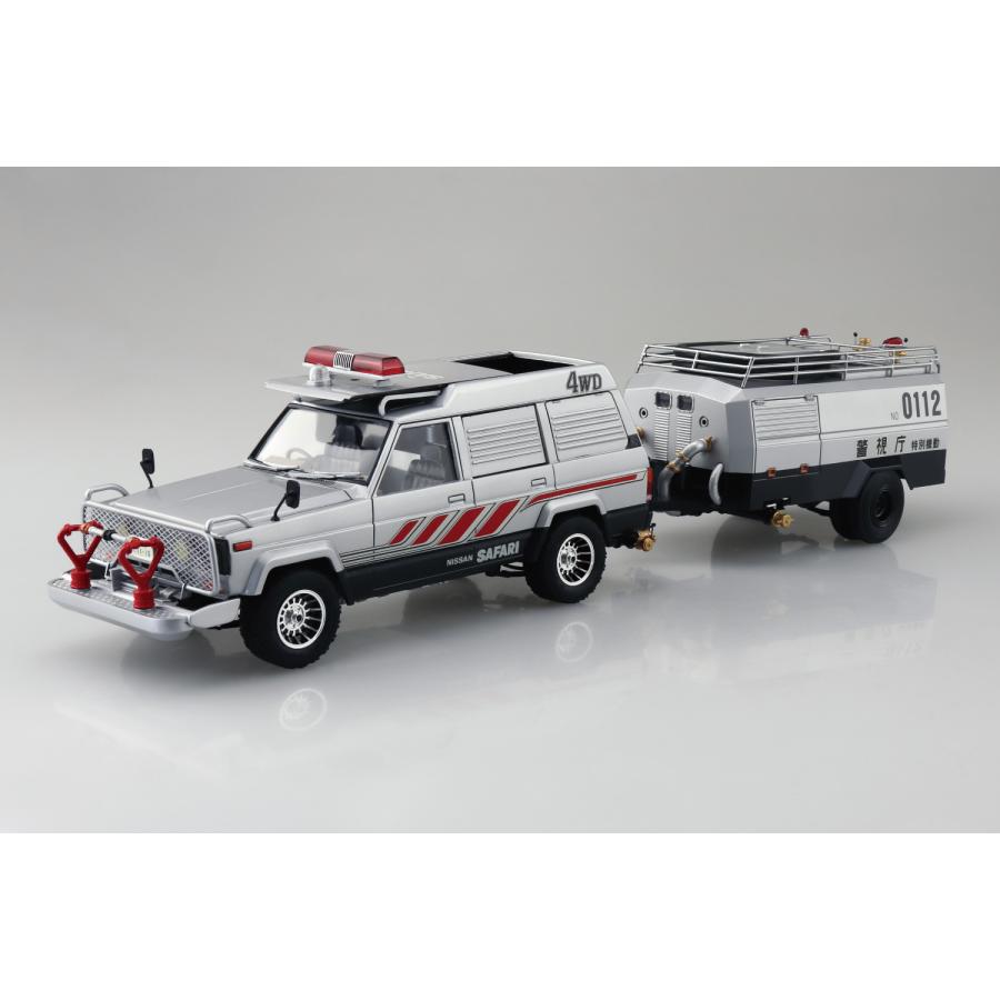 アオシマ 1/24 西部警察 No.7 サファリ4WD＆タンク車 プラモデル 【11 