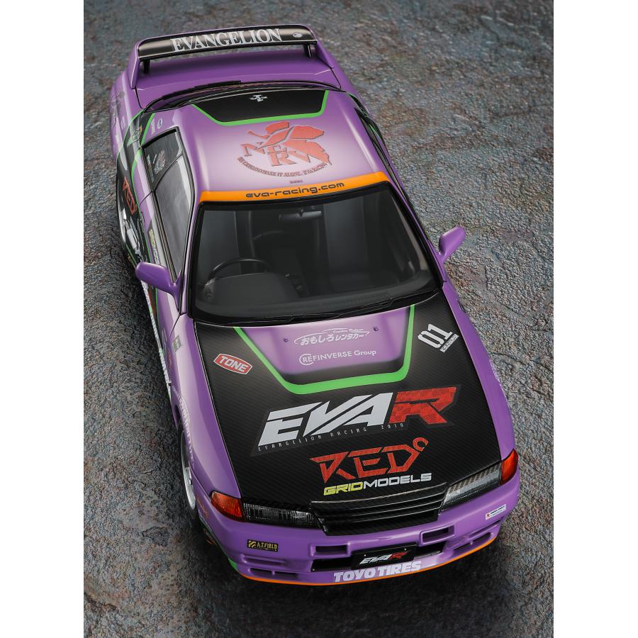 1/24 ハセガワ スカイライン R32 GT-R 完成品 ハセガワ 1/24 エヴァRT初号機スカイライン R32 GT-R プラモデル SP696