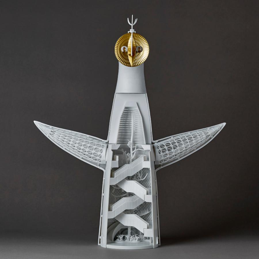 海洋堂 送料無料◇再販 ARTPLA アートプラ 1/200 太陽の塔 プラモデル