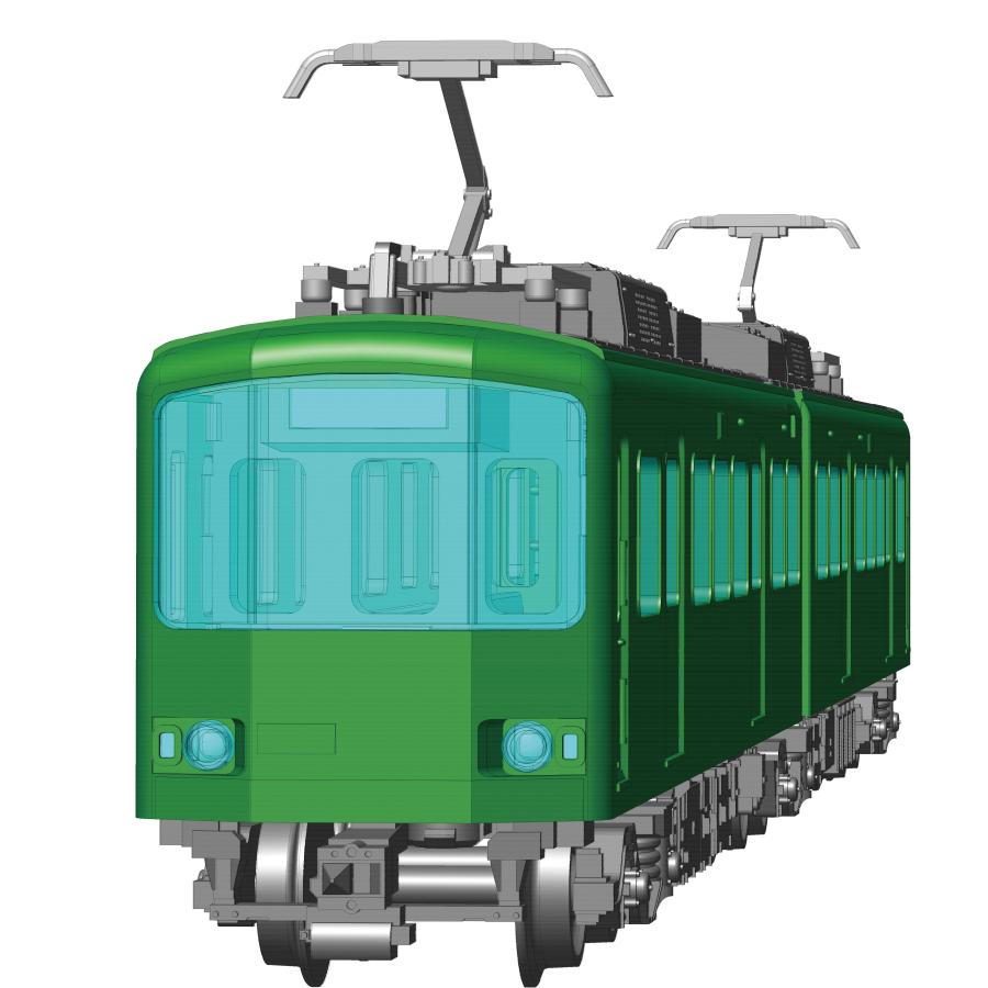 フジミ 1/150 Train-NEXTシリーズ 江ノ電1100形2両編成セット 完全新金