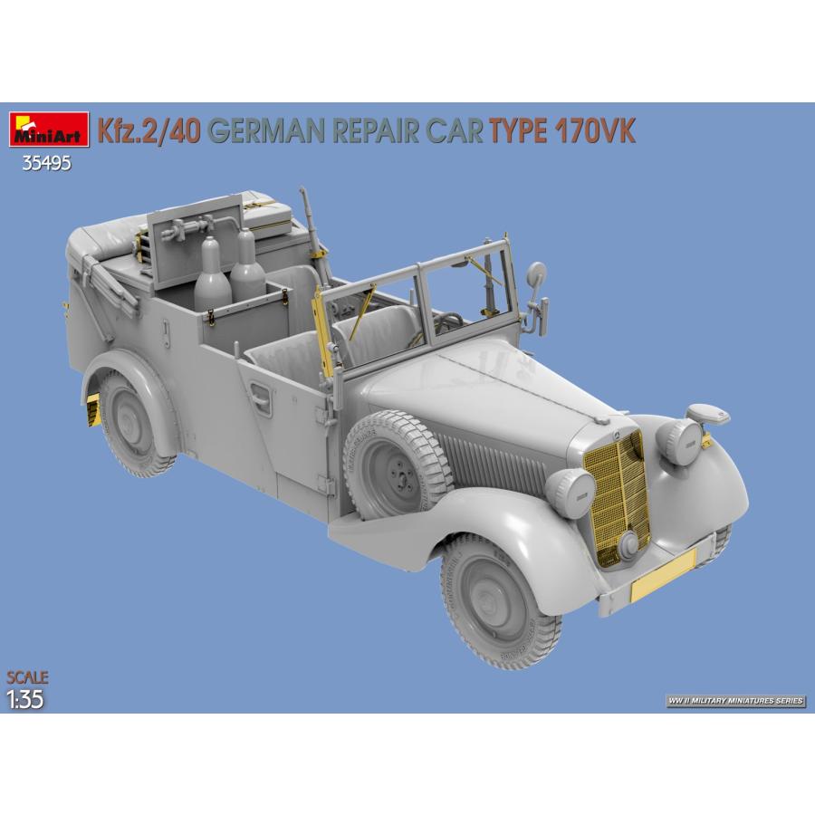 ミニアート（MiniArt） 1/35 Kfz.2/40 ドイツ軍修理車 170VK型