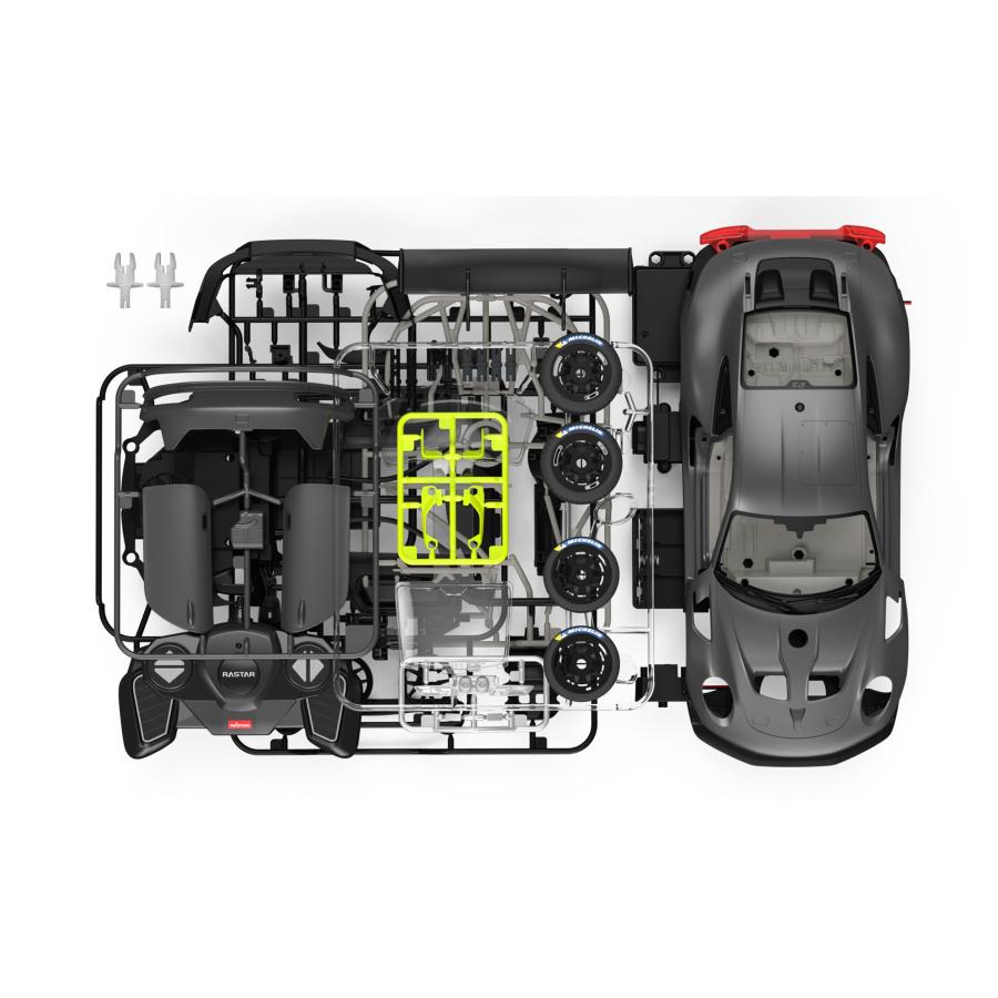 送料無料◇再販 童友社 プラモデルキットR/C RASTAR社製 1/18 ポルシェ