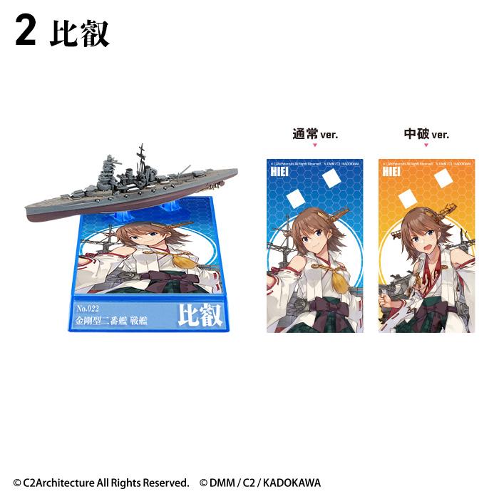 1/2000 艦これモデル5 彩色済み組立キット 食玩 (1BOX) エフトイズ 【3