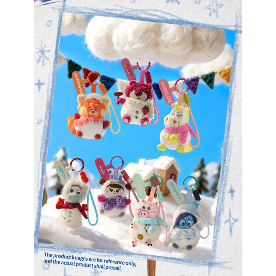 送料無料◇52TOYS BLINDBOX ピクサー・冬の雪小屋 ぬいぐるみスマホ