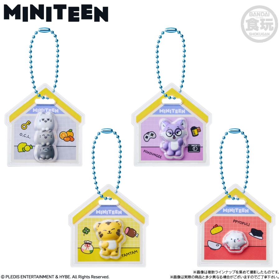MINITEEN パッケージチャーム＆グミ 食玩 バンダイ (1BOX) 【6月予約