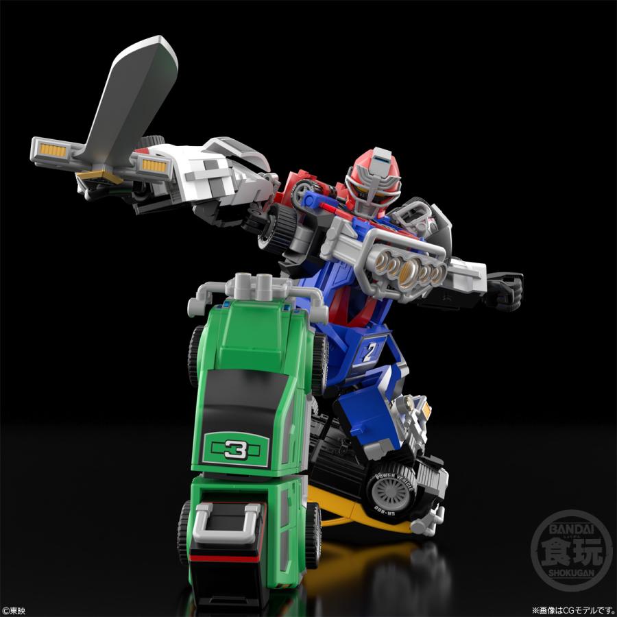 バンダイ製激走合体ロボットDRRV BANDAI（バンダイ） 送料無料◇SMP (SHOKUGAN MODELING PROJECT) 激走