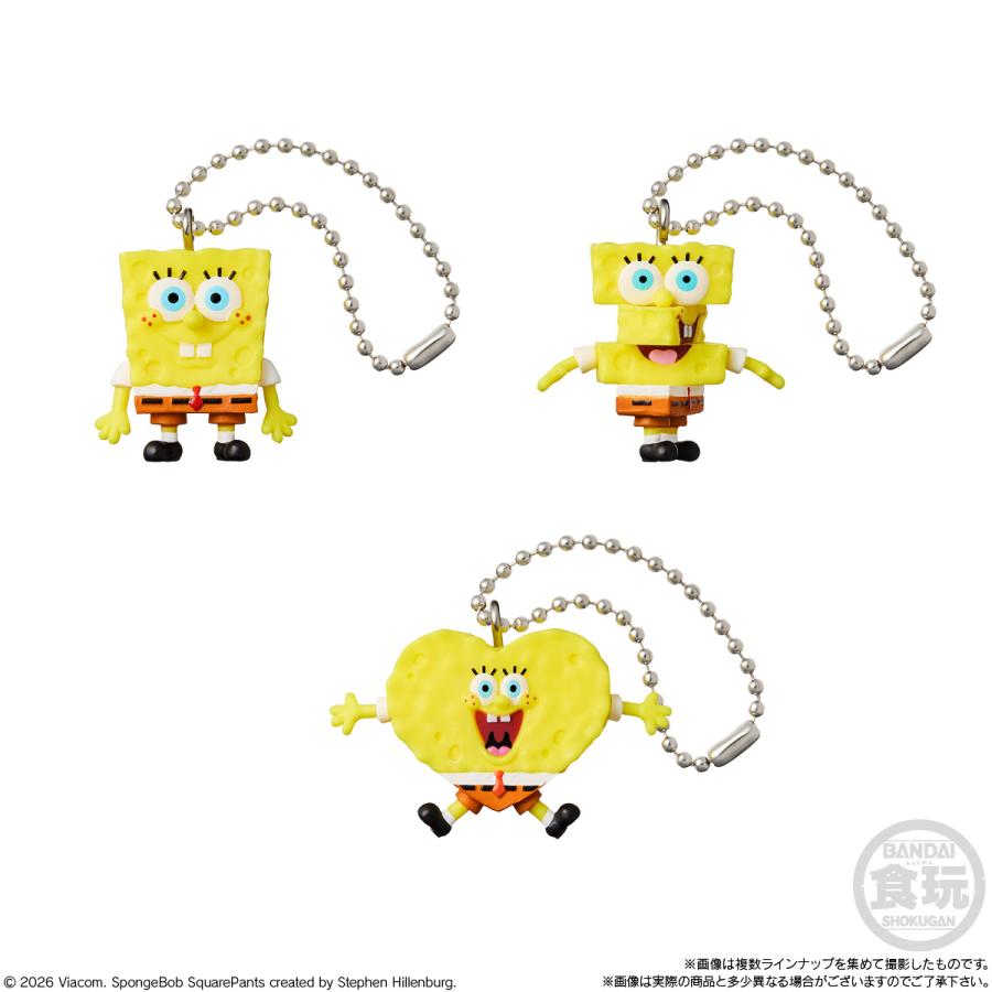 BANDAI（バンダイ） スポンジ・ボブ マスコット＆グミ 食玩 (1BOX