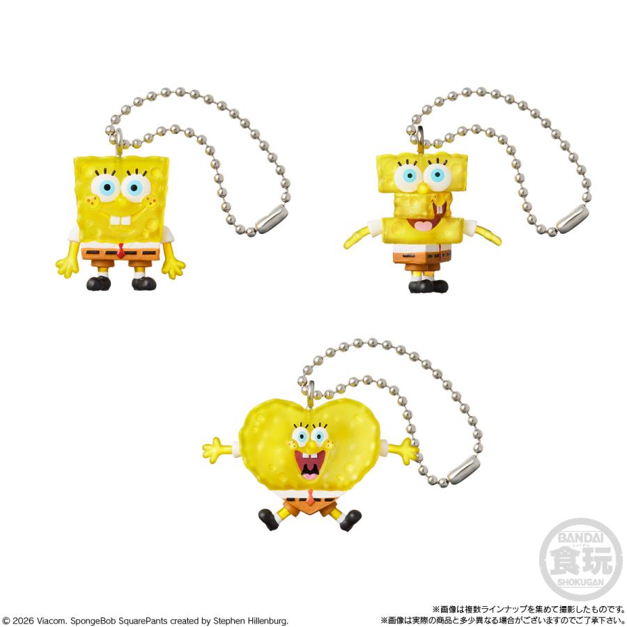 BANDAI（バンダイ） スポンジ・ボブ マスコット＆グミ 食玩 (1BOX