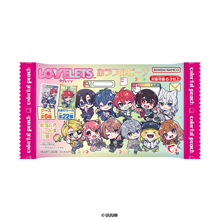 ハート LOVELETS カラフルピーチ3 (1BOX) 【8月予約】 : でじたみん