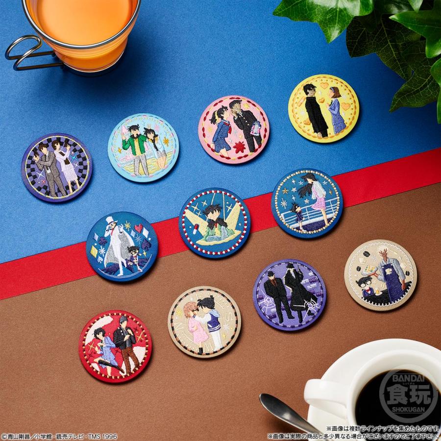 名探偵コナン 刺繍缶バッジビスケット 食玩 バンダイ (1BOX) 【12月