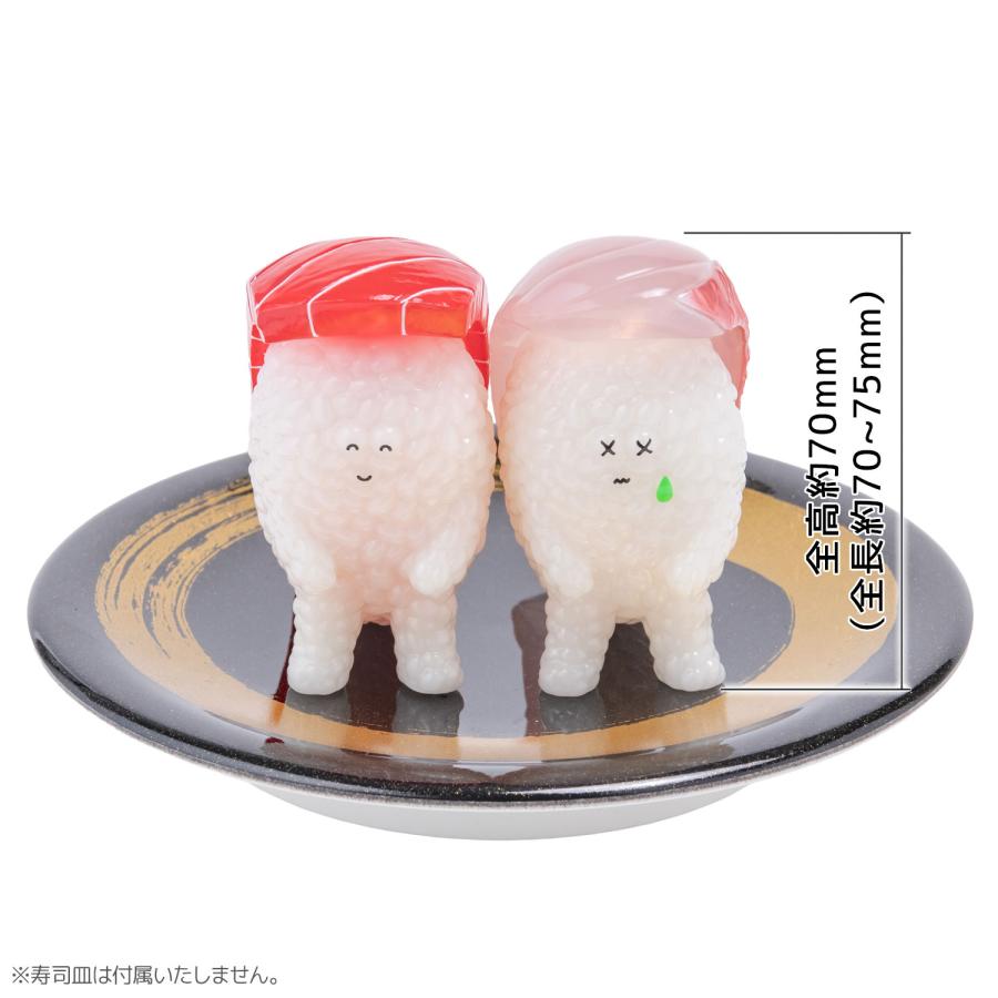 スマイル スシエルエー ソフビ 4種セット 千値練 寿司怪獣 スシエルエー フィギュアコレクション4 HAPPY SMILE