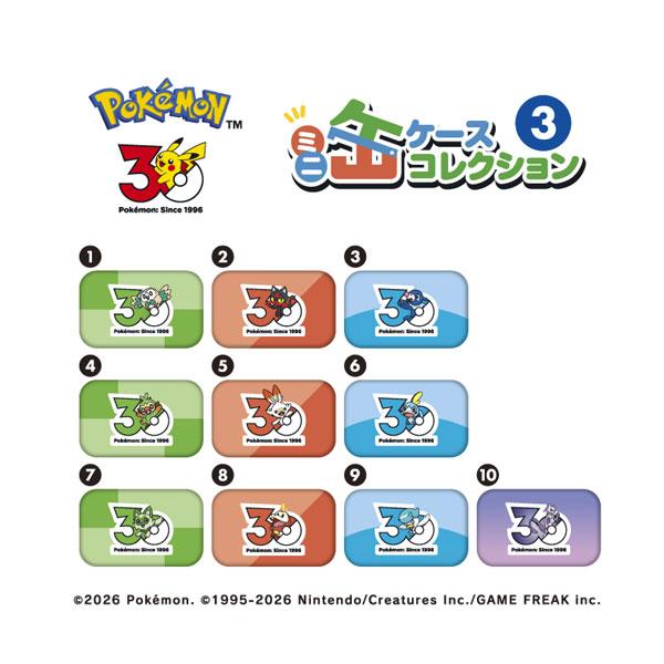 送料無料◇エンスカイ 『ポケットモンスター 30周年』 ミニ缶ケース