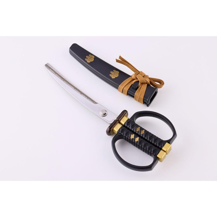 ニッケン刃物 日本刀はさみ 豊臣兄弟！ 豊臣秀長モデル SW-30TK 【2月