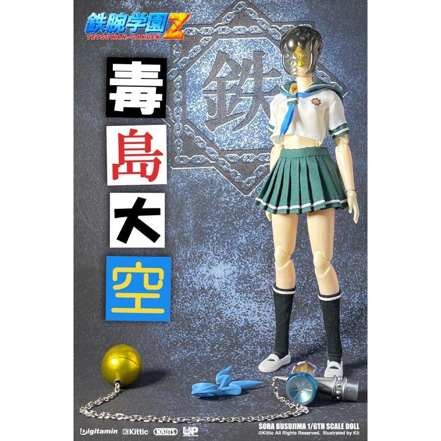 送料無料◇鉄腕学園Z 毒島大空 1/6スケールドール でじたみん